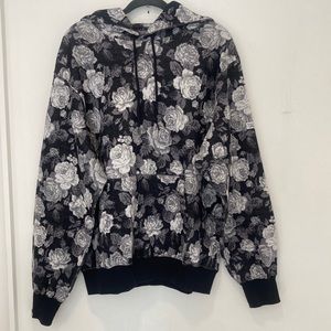 Thisneverthat Black, Gray, White Men's hooded sweatshirt in Size Medium